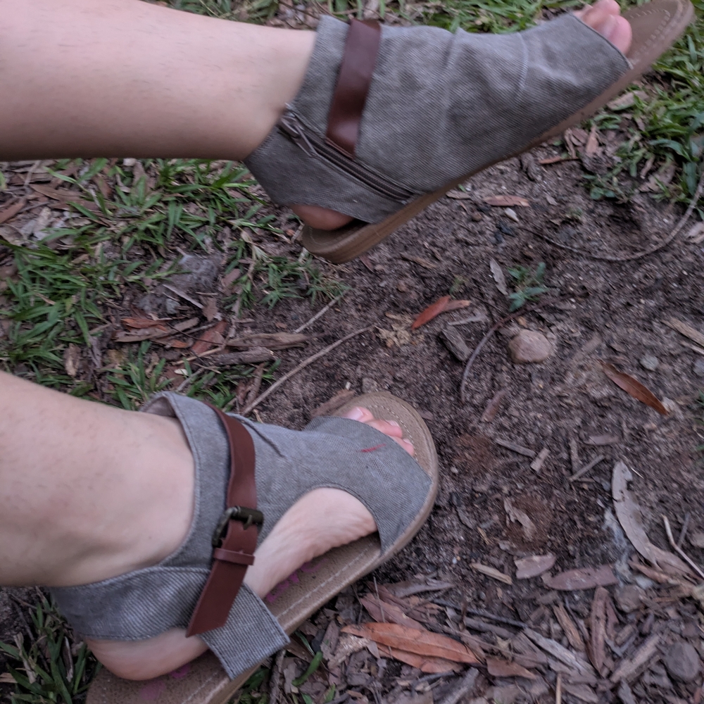 Slouch Canvas Boho Sandals